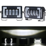 4.76 Inch 24W Dc 12 - 24V 1800Lm Ip67 Car Work Lights / Front Bumper Lights / Roof Lights With Holder - Close-Up Angle