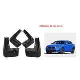 For Bmw X2 F39 2018-2023 4Pcs / Set Car Auto Soft Plastic Splash Flaps Fender Guard - Side View