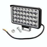 Cs - 1242A1 Car 4 Inch Square 32Leds Highlight Work Light Modified Front Bumper Lamp Spotlight - Top-Down View