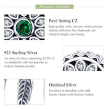 925 Sterling Silver Hollow Beaded Bracelet Accessories - 45-Degree Angle