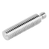 Stainless Steel Screw For Tripod And Tripod Heads - 1 / 4 To 3 / 8 - Silver - Top-Down View