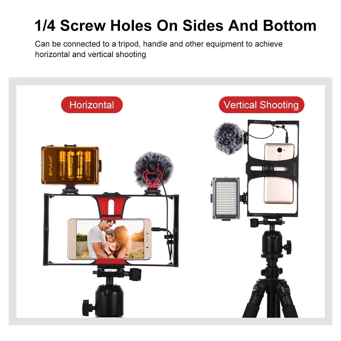 Smartphone Video Rig For Vlogging And Filmmaking - Blue
