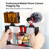 Smartphone Video Rig For Vlogging And Filmmaking - Blue