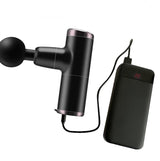 Electric Shock Muscle Massage Gun - Pink Minia - Front View