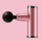 Electric Shock Muscle Massage Gun - Pink Minia - Side View