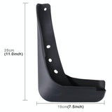 4 Pcs Car Auto Semi-Rigid Pvc Splash Flaps Fender Guard For Audi A3 Sedan 2014 - 45-Degree Angle