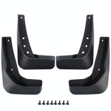 4 Pcs Car Auto Semi-Rigid Pvc Splash Flaps Fender Guard For Audi A3 Sedan 2014