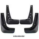 4 Pcs Car Auto Semi-Rigid Pvc Splash Flaps Fender Guard For Audi A3 Sedan 2014 - Close-Up Angle