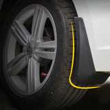 4 Pcs Car Auto Semi-Rigid Pvc Splash Flaps Fender Guard For Audi A3 Sedan 2014 - Extra Image