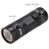 Full Hd 1080p Action Camera with 120 Degree Wide Angle Lens - Tf Card Support - Rear View