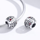 925 Sterling Silver Diy Birthstone Bracelet / Necklace Set July Style - July - Top-Down View
