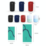 Large Double-sided Fleece Bath Towel - Quick-drying Red - Side View