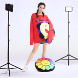 8 Three-colour Temperature Flat-panel Live Fill Light with Bluetooth Remote and 2.1m Bracket - Side View