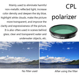 3-in-1 Cpl and Nd Filters for Insta360 Go 2 Sports Camera - 45-Degree Angle