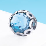 925 Sterling Silver Diy Charm Beads For Bracelets & Necklaces - Side View