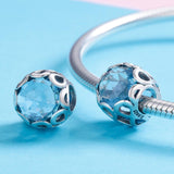 925 Sterling Silver Diy Charm Beads For Bracelets & Necklaces - Low Angle