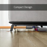 Soft Velvet Double Roller Floor Brush for Dyson Vacuum Cleaners - Close-Up Angle
