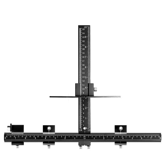Aluminum Punch Locator for Cabinet Doors -all Aluminum Alloy Black