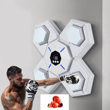Rechargeable Bluetooth Boxing Machine With Adult & Child Gloves - Blue - With Child Gloves Blue - Extra Image