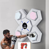 Rechargeable Bluetooth Boxing Machine With Adult & Child Gloves - Blue - With Child Gloves Blue - Extra Image