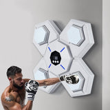 Rechargeable Bluetooth Boxing Machine With Adult & Child Gloves - Blue - With Child Gloves Blue - Extra Image