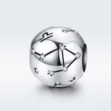 925 Sterling Silver Diy Zodiac Bracelet Beads Libra Style - Libra - Front View