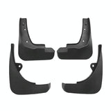 For Audi A3 2004-2013 4Pcs / Set Car Auto Soft Plastic Splash Flaps Fender Guard - Front View