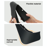 For Audi A3 2004-2013 4Pcs / Set Car Auto Soft Plastic Splash Flaps Fender Guard - Top-Down View