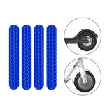 Reflective Stickers for Ninebot Max G30 Scooter - Blue - Front View