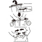 Waterproof Rafting Bag Dry Wet Separate Shoulder Pack For Outdoor Swimming 10L Green - 10L Green - Extra Image