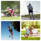 Universal Waist Belt Mount for Action Cameras - Close-Up Angle