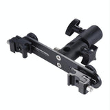 Dual Hot Shoe Flash Bracket - Compact And Versatile