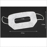 100 Vr Eye Masks - Disposable for Virtual Reality Glasses - Side View