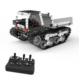 10-ch Remote Control Dump Truck Toy Diy Stainless Steel 2.4g Wireless - Side View