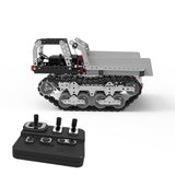 10-ch Remote Control Dump Truck Toy Diy Stainless Steel 2.4g Wireless - Top-Down View
