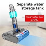 Versatile Wet / Dry Mopping Head for Dyson Vacuums - Top-Down View