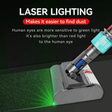 Versatile Wet / Dry Mopping Head for Dyson Vacuums - Close-Up Angle