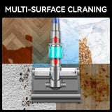 Versatile Wet / Dry Mopping Head for Dyson Vacuums - Low Angle