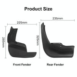 For Nissan Qashqai 2015-2021 4Pcs / Set Car Auto Soft Plastic Splash Flaps Fender Guard