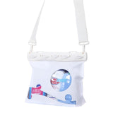 Large One Shoulder Crossbody Diving Bag Waterproof Storage For Drifting Gear White