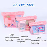 Large One Shoulder Crossbody Diving Bag Waterproof Storage For Drifting Gear White - Close-Up Angle