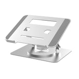 Adjustable Laptop Stand - Portable Aluminum 360 Degree Rotation - Front View