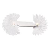 60 Degree Stainless Steel Thread Gauge - 30 Pcs - Side View