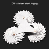 60 Degree Stainless Steel Thread Gauge - 30 Pcs - Rear View
