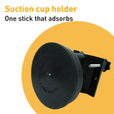 Aluminum Bracket For Fascia Massage Gun With Suction Cup Mount - Side View