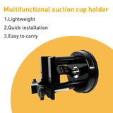 Aluminum Bracket For Fascia Massage Gun With Suction Cup Mount - 45-Degree Angle