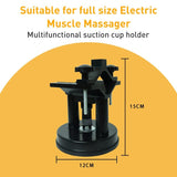 Aluminum Bracket For Fascia Massage Gun With Suction Cup Mount - Rear View