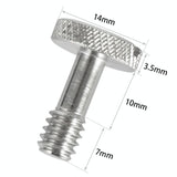 2-Pack 1 / 4 Female Thread Camera Mount Screws - Rear View