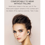 Wireless Bluetooth Earphones with Digital Display & Charging Box - H6 Tws - Close-Up Angle
