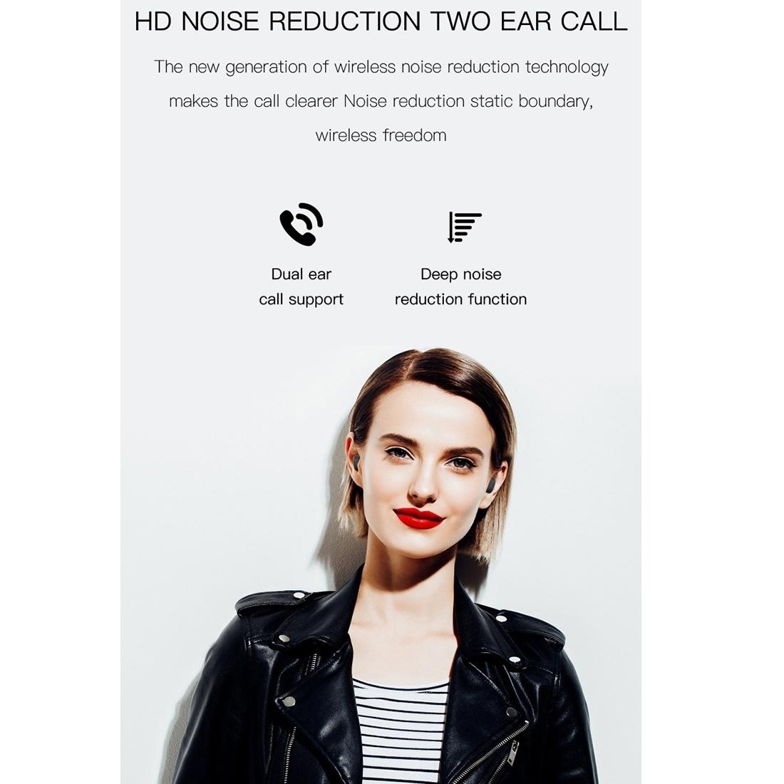 Wireless Bluetooth Earphones with Digital Display & Charging Box - H6 Tws
